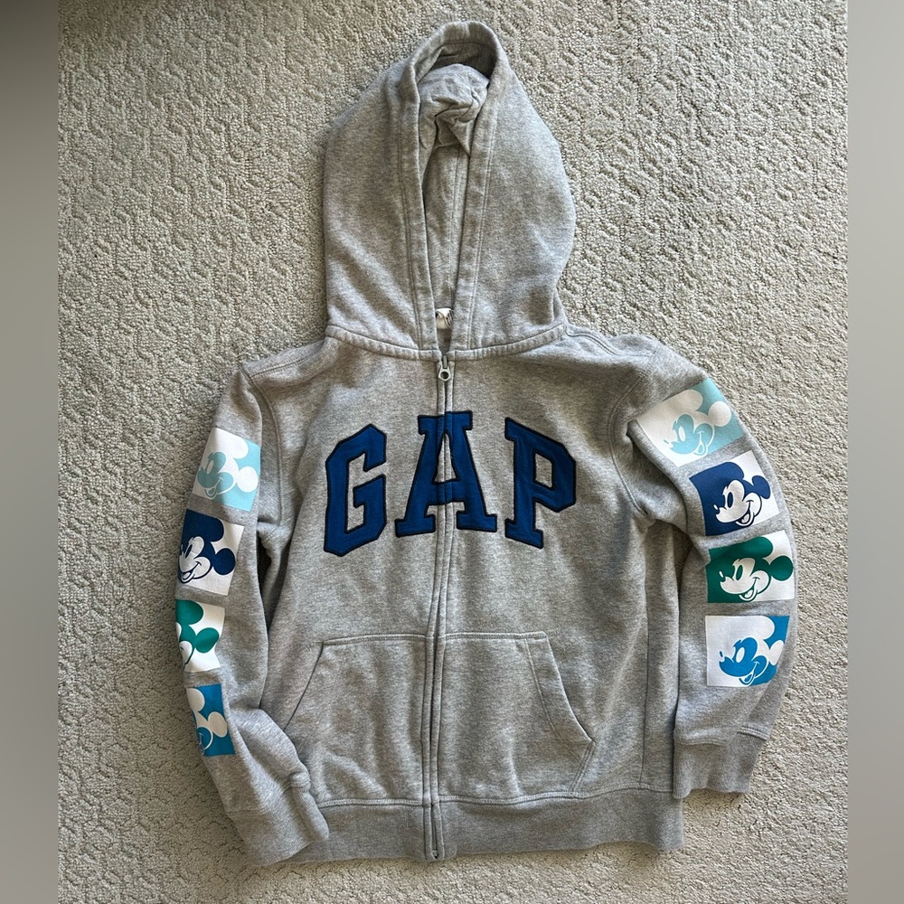 Gap Kids Disney Mickey Mouse Zip up Hoddie